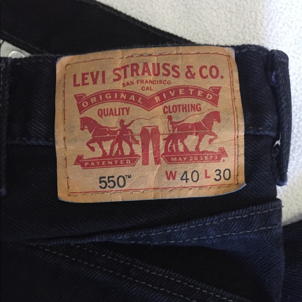 40W x 30L men’s 550 straight leg jeans